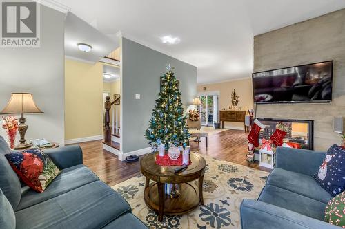 42 Greeley Garden, Conception Bay South, NL - Indoor Photo Showing Living Room With Fireplace