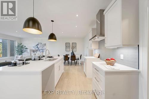 14 - 24 Grapeview Drive, St. Catharines (453 - Grapeview), ON - Indoor Photo Showing Kitchen With Double Sink With Upgraded Kitchen