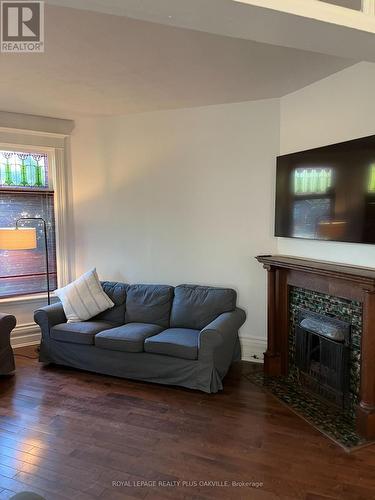 1117 Richmond Street, London, ON - Indoor Photo Showing Living Room With Fireplace