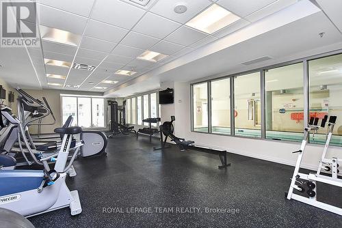 2804 - 242 Rideau Street, Ottawa, ON - Indoor Photo Showing Gym Room