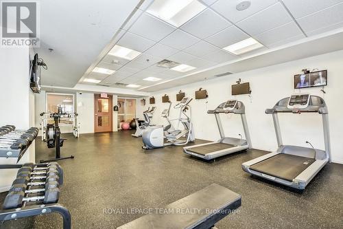 2804 - 242 Rideau Street, Ottawa, ON - Indoor Photo Showing Gym Room