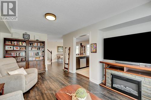 529 Snow Goose Street, Ottawa, ON - Indoor Photo Showing Living Room With Fireplace