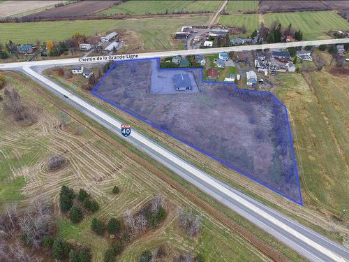 Aerial photo - 433 Ch. De La Grande-Ligne, Rigaud, QC - 