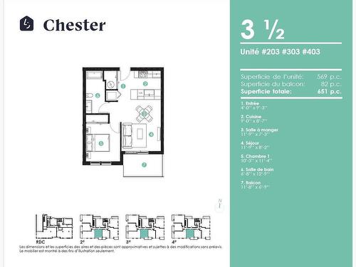 Drawing (sketch) - 203-106 Rue Ste-Cécile, Salaberry-De-Valleyfield, QC - Other