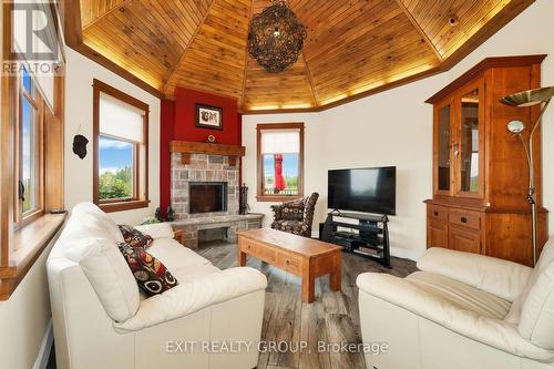 104 Alyea Road, Quinte West, ON - Indoor Photo Showing Living Room With Fireplace