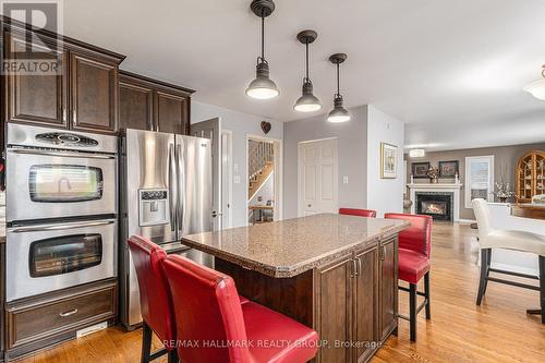 800 Foxwood Court, Ottawa, ON - Indoor Photo Showing Kitchen With Fireplace