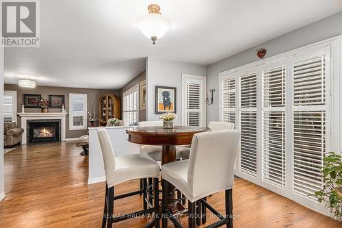 800 Foxwood Court, Ottawa, ON - Indoor Photo Showing Dining Room With Fireplace