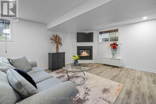 1134 Cobble Hill Drive, Ottawa, ON - Indoor Photo Showing Living Room With Fireplace