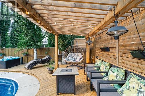 722 Brookhurst Lane, Saskatoon, SK - Outdoor With Deck Patio Veranda With Exterior