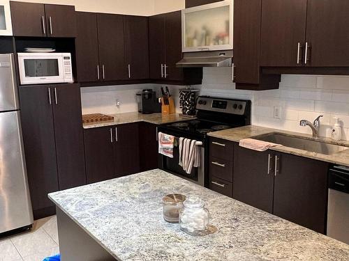 Kitchen - B2-50 Rue Lower Maple, Hudson, QC - Indoor Photo Showing Kitchen With Upgraded Kitchen