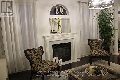 4617 Simmons Road E, Burlington, ON - Indoor Photo Showing Living Room With Fireplace