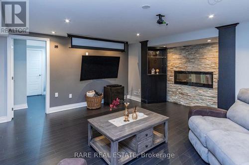 390 Barber Drive, Halton Hills, ON - Indoor Photo Showing Living Room With Fireplace