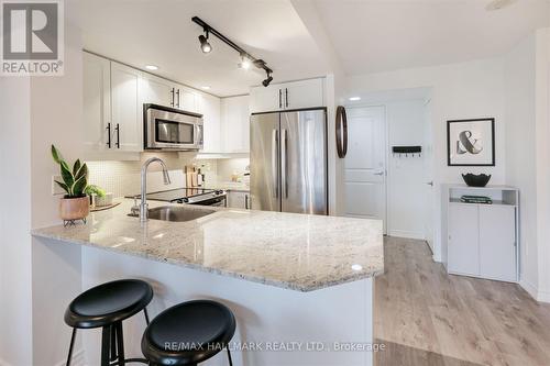 613 - 65 East Liberty Street, Toronto, ON - Indoor Photo Showing Kitchen With Stainless Steel Kitchen With Upgraded Kitchen