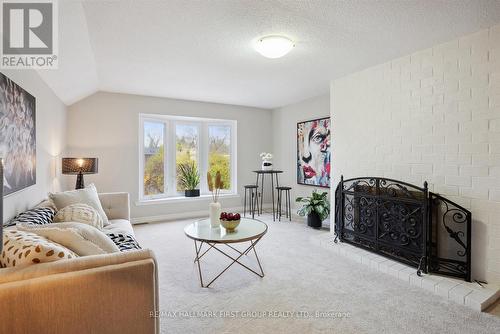 29 Tompkins Lane, Ajax, ON - Indoor Photo Showing Living Room With Fireplace