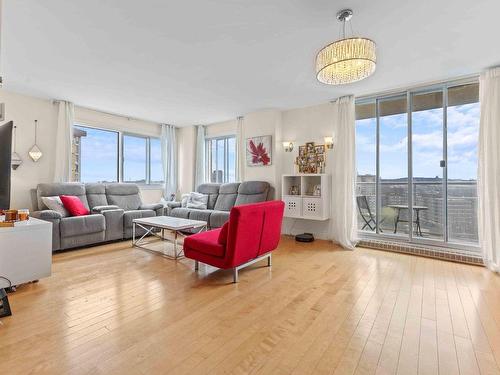 Vue d'ensemble - 1109-10550 Place De L'Acadie, Montréal (Ahuntsic-Cartierville), QC - Indoor Photo Showing Living Room