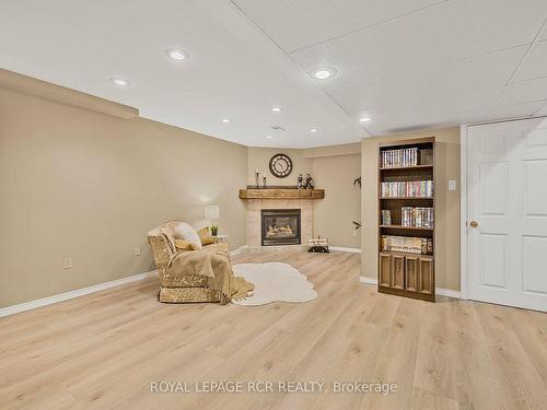 21 Colbourne Cres, Orangeville, ON - Indoor With Fireplace