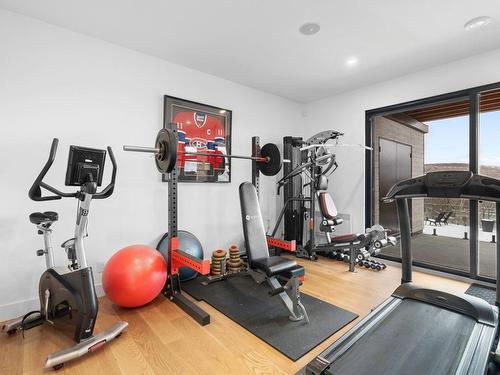 Exercise room - 138 Ch. De Touraine, Saint-Sauveur, QC - Indoor Photo Showing Gym Room