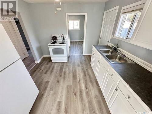 421 Alexandra Street, Regina, SK - Indoor Photo Showing Kitchen With Double Sink