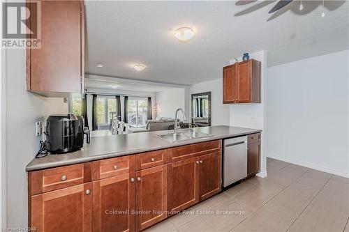 100 Mussen Street, Guelph (Brant), ON - Indoor Photo Showing Kitchen With Double Sink