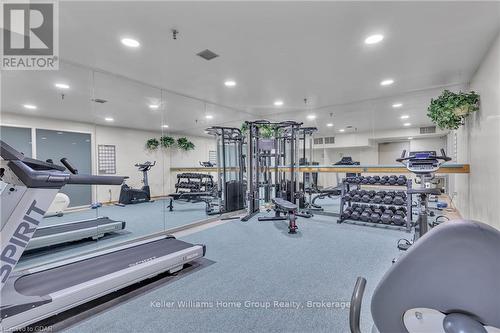 108 - 89 Westwood Road, Guelph (West Willow Woods), ON - Indoor Photo Showing Gym Room