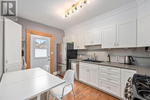 857.5 Waterloo Street, London, ON - Indoor Photo Showing Kitchen With Double Sink