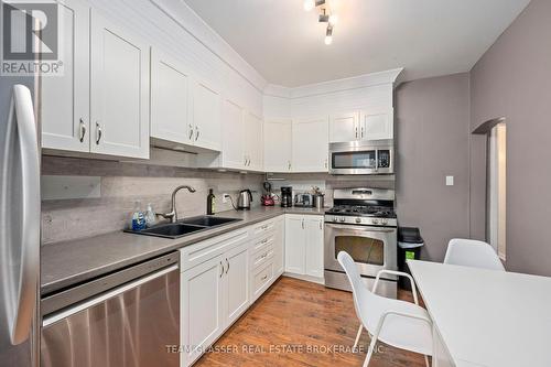 857.5 Waterloo Street, London, ON - Indoor Photo Showing Kitchen With Double Sink