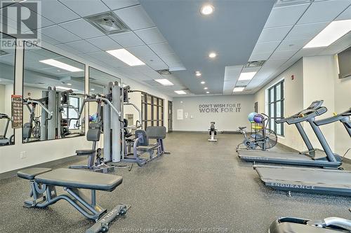 3817 Howard Avenue Unit# 214, Windsor, ON - Indoor Photo Showing Gym Room