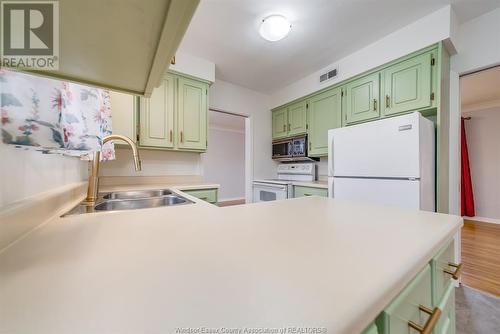 3240 St. Patrick'S Drive, Windsor, ON - Indoor Photo Showing Kitchen With Double Sink