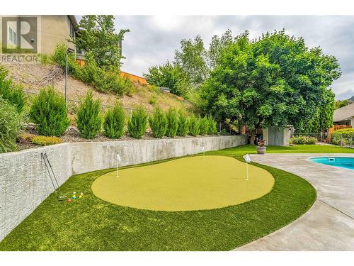 1492 Longley Crescent, Kelowna, BC - Outdoor With In Ground Pool With Backyard