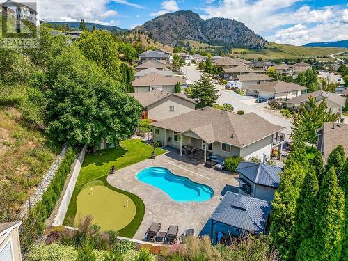 1492 Longley Crescent, Kelowna, BC - Outdoor With In Ground Pool With View