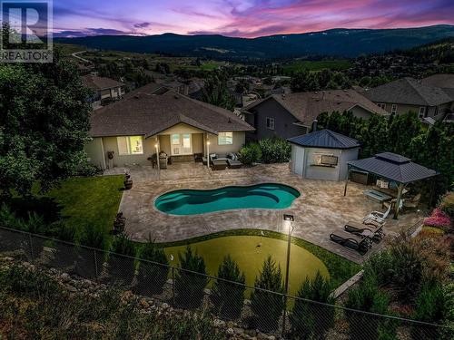 1492 Longley Crescent, Kelowna, BC - Outdoor With In Ground Pool