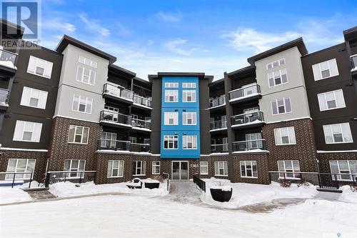 213 5303 Universal Crescent, Regina, SK - Outdoor With Balcony With Facade