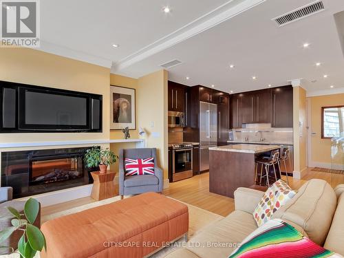 Ph2 - 44 St. Joseph Street, Toronto, ON - Indoor Photo Showing Living Room With Fireplace