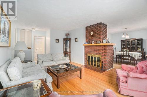 1253 Cobden Road, Ottawa, ON - Indoor Photo Showing Living Room With Fireplace