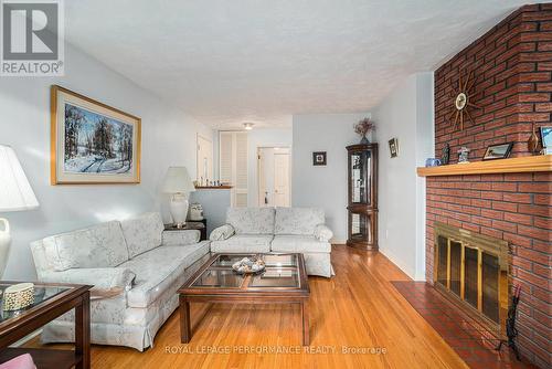 1253 Cobden Road, Ottawa, ON - Indoor Photo Showing Living Room With Fireplace