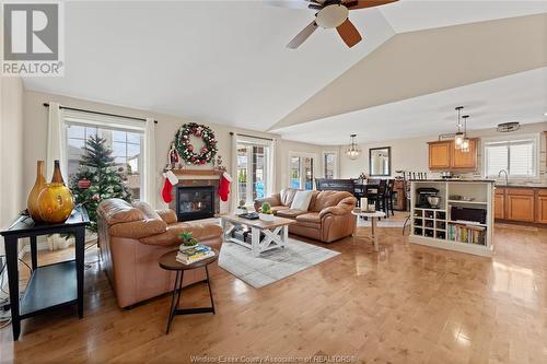 362 Legacy Lane, Lakeshore, ON - Indoor Photo Showing Living Room With Fireplace