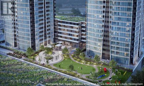 2604 - 50 Upper Mall Way, Vaughan, ON - Outdoor With Balcony With Facade