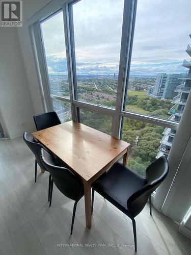 3606 - 2212 Lakeshore Road W, Toronto, ON - Indoor Photo Showing Dining Room