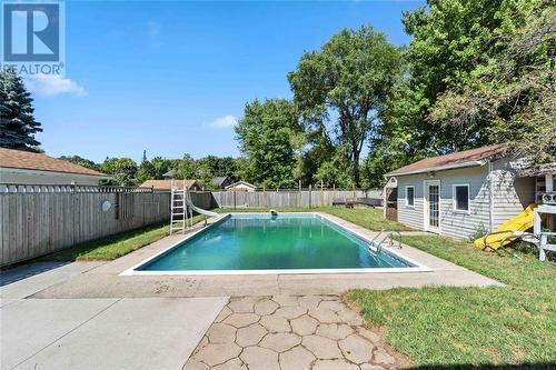 1297 Lang Street, Sarnia, ON - Outdoor With In Ground Pool With Backyard