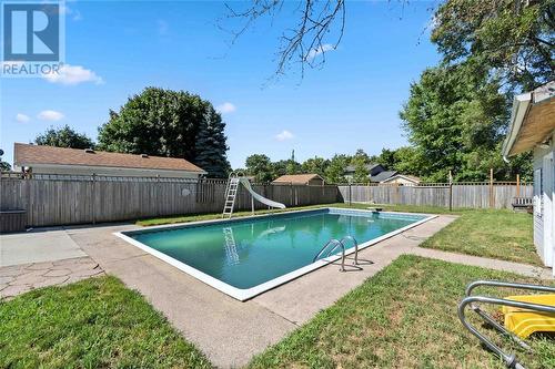 1297 Lang Street, Sarnia, ON - Outdoor With In Ground Pool With Backyard