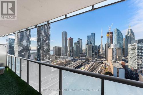 2512 - 1 Market Street, Toronto, ON - Outdoor With Balcony With View