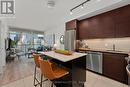 2512 - 1 Market Street, Toronto, ON  - Indoor Photo Showing Kitchen With Stainless Steel Kitchen With Upgraded Kitchen 