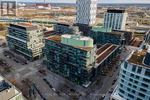 S102 - 455 Front Street E, Toronto, ON - Outdoor With Fireplace With View