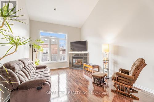 349 Grey Seal Circle, Ottawa, ON - Indoor Photo Showing Living Room With Fireplace