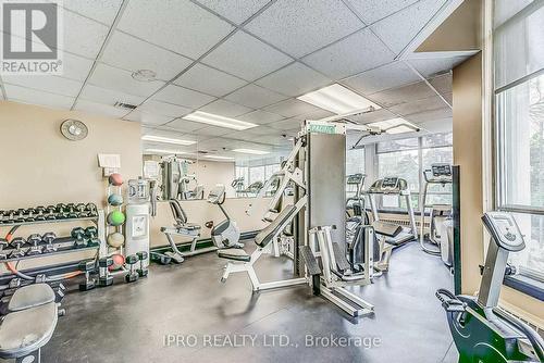 2602 - 550 Webb Drive, Mississauga, ON - Indoor Photo Showing Gym Room