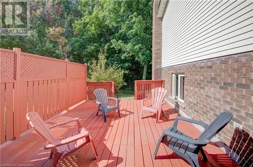 View of deck - 431 Northlake Drive, Waterloo, ON - Outdoor With Deck Patio Veranda