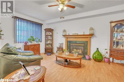 1 Farmstead Crescent, Barrie, ON - Indoor Photo Showing Living Room With Fireplace