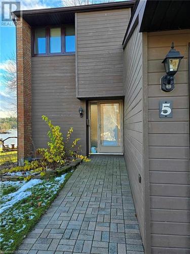 View of doorway to property - 555 Main Street S Unit# 5, Callander, ON - Outdoor With Exterior