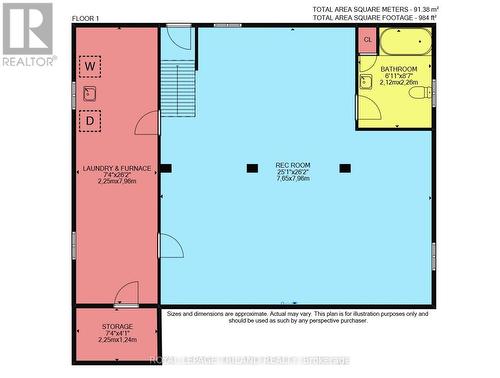 Floor Plan - Lower Level - 349 Malcolm Street, London, ON - Other