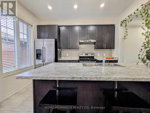 149 Remembrance Road, Brampton, ON - Indoor Photo Showing Kitchen With Double Sink With Upgraded Kitchen